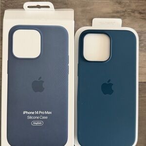 Apple iPhone 14 Pro Max Silicone Case - Deep Blue